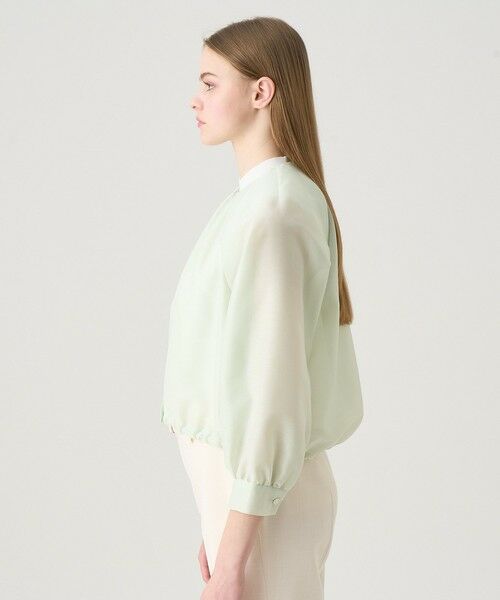 ANAYI / アナイ その他アウター | ハードオーガンジーノーカラーブルゾン | 詳細22