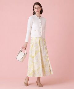 ANAYI / アナイ ロング・マキシ丈スカート | バタフライプリントタック スカート