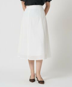 ANAYI / アナイ ミニ・ひざ丈スカート | フクレジャガードフレア スカート