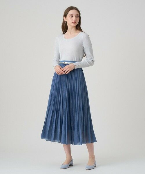 ANAYI / アナイ ロング・マキシ丈スカート | ソフトラミーランダムプリーツ スカート | 詳細11