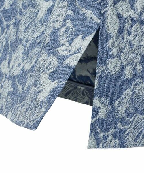 ANAYI / アナイ ロング・マキシ丈スカート | デニムフラワージャガードポケットスカート | 詳細12