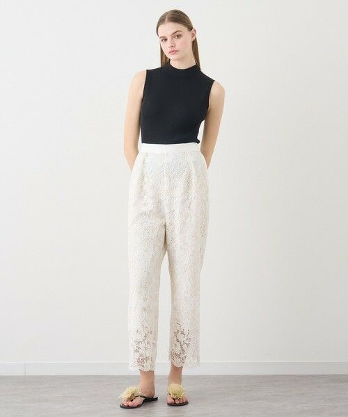 ANAYI / アナイ その他パンツ | 【セットアップ対応商品】ケミカルレースタックパンツ | 詳細10