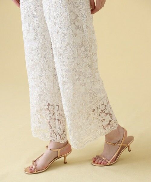 ANAYI / アナイ その他パンツ | 【セットアップ対応商品】ケミカルレースタックパンツ | 詳細4