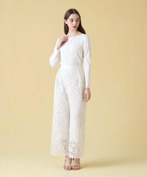 ANAYI / アナイ その他パンツ | 【セットアップ対応商品】ケミカルレースタックパンツ | 詳細9