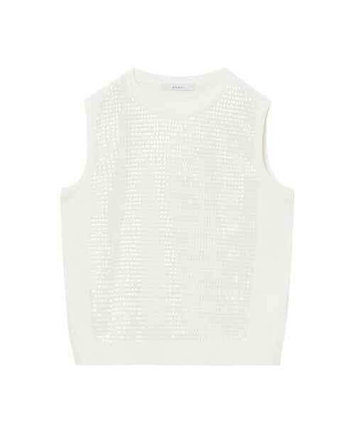 ANAYI / アナイ ニット・セーター | スパンコールエンブロイダリー プルオーバー | 詳細3