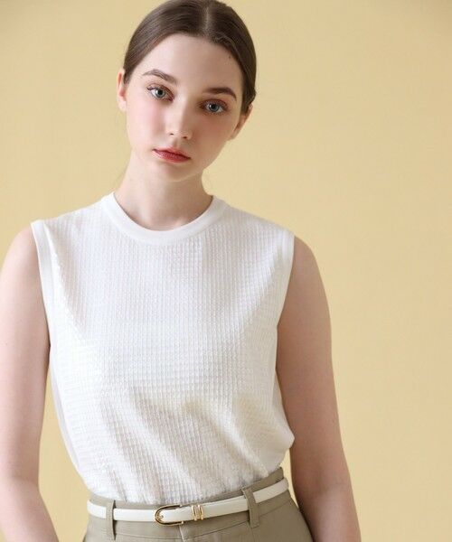 ANAYI / アナイ ニット・セーター | スパンコールエンブロイダリー プルオーバー(off white (02))