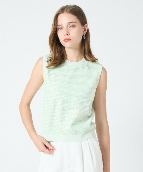 ANAYI / アナイ ニット・セーター | スパンコールエンブロイダリー プルオーバー | 詳細16