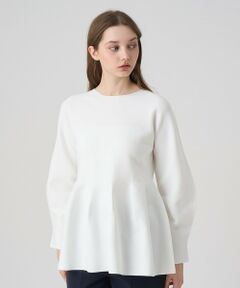 ANAYI / アナイ ニット・セーター | ボリュームペプラムプルオーバー