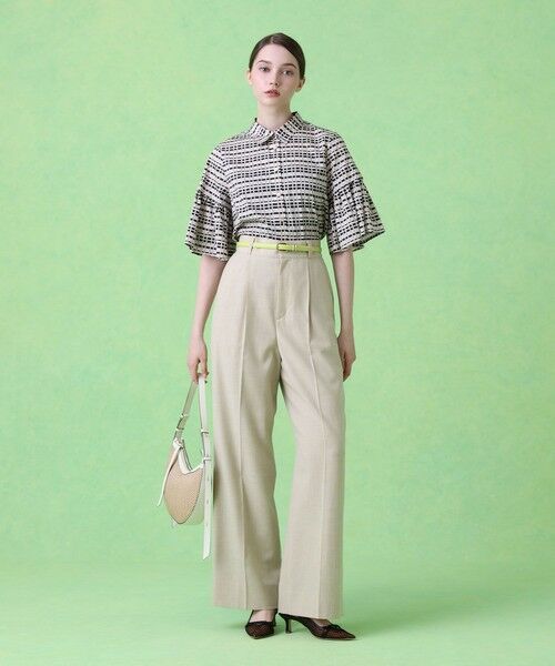 ANAYI / アナイ ショルダーバッグ | ◇ハーフムーンコンビハンドバッグ | 詳細3