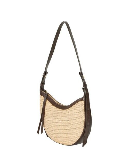 ANAYI / アナイ ショルダーバッグ | ◇ハーフムーンコンビハンドバッグ | 詳細10