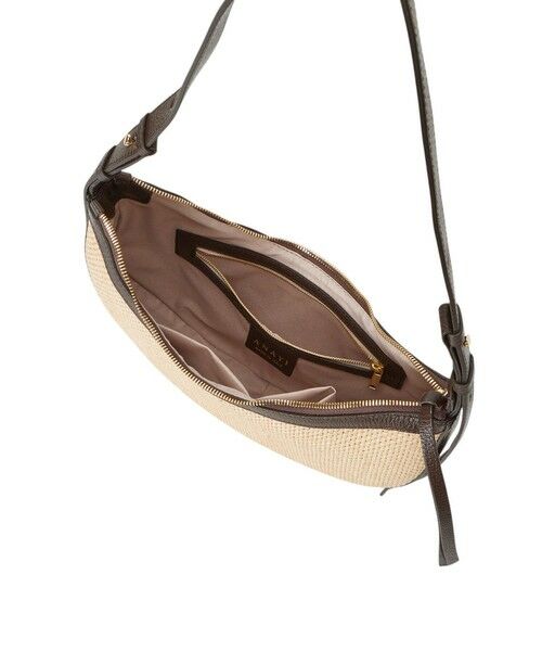 ANAYI / アナイ ショルダーバッグ | ◇ハーフムーンコンビハンドバッグ | 詳細12