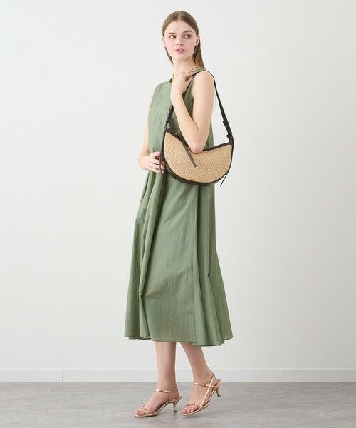 ANAYI / アナイ ショルダーバッグ | ◇ハーフムーンコンビハンドバッグ | 詳細8