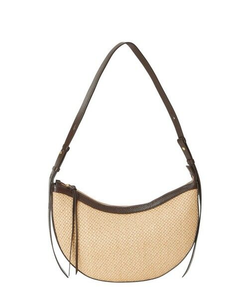 ANAYI / アナイ ショルダーバッグ | ◇ハーフムーンコンビハンドバッグ | 詳細9