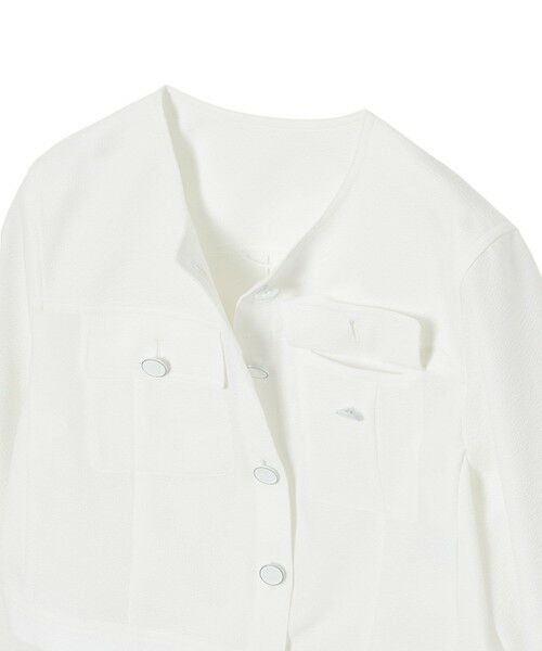 ANAYI / アナイ その他アウター | サッカーストレッチクロップドブルゾン | 詳細10