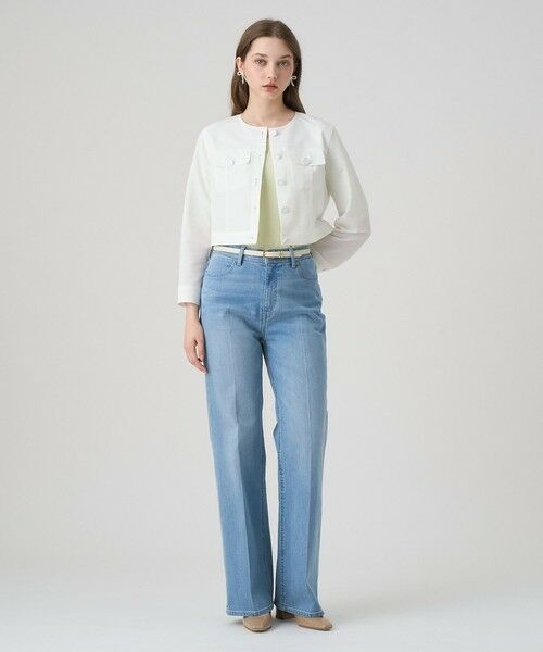 ANAYI / アナイ その他アウター | サッカーストレッチクロップドブルゾン | 詳細6