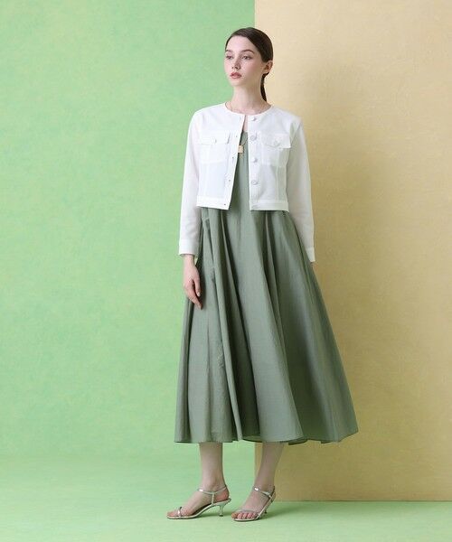 ANAYI / アナイ その他アウター | サッカーストレッチクロップドブルゾン | 詳細7