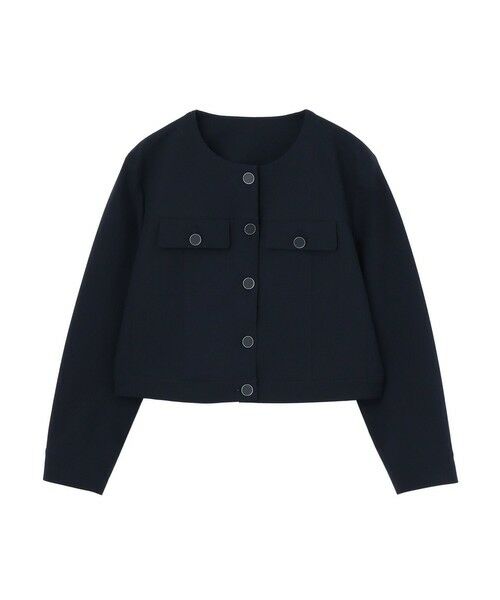 ANAYI / アナイ その他アウター | サッカーストレッチクロップドブルゾン | 詳細20