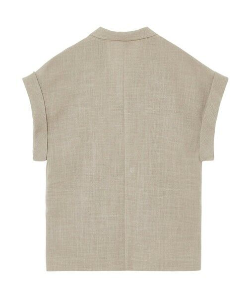 アナイ、ライクフレンチスリーブ ジャケット セットアップ対応商品】カラミリネンライクフレンチスリーブ