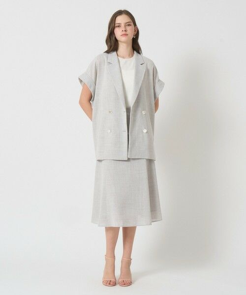 ANAYI / アナイ テーラードジャケット | 【セットアップ対応商品】カラミリネンライクフレンチスリーブ ジャケット | 詳細18