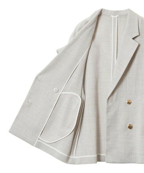 ANAYI / アナイ テーラードジャケット | 【セットアップ対応商品】カラミリネンライクフレンチスリーブ ジャケット | 詳細29