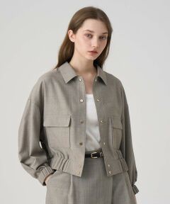 ANAYI / アナイ ブルゾン | 麻調スラブドビーステンブルゾン