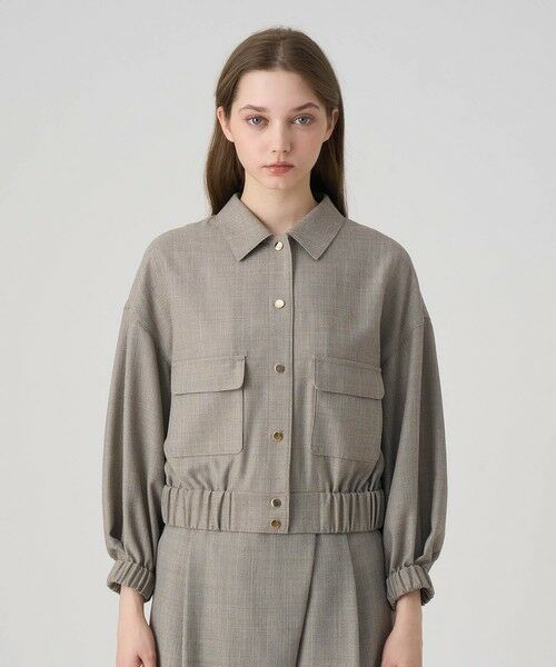 ANAYI / アナイ ブルゾン | 麻調スラブドビーステンブルゾン | 詳細1