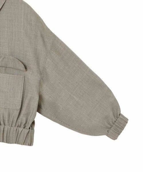 ANAYI / アナイ ブルゾン | 麻調スラブドビーステンブルゾン | 詳細11
