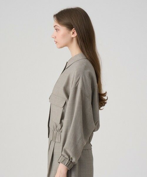 ANAYI / アナイ ブルゾン | 麻調スラブドビーステンブルゾン | 詳細2