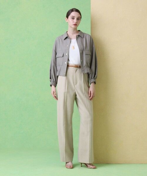 ANAYI / アナイ ブルゾン | 麻調スラブドビーステンブルゾン | 詳細7