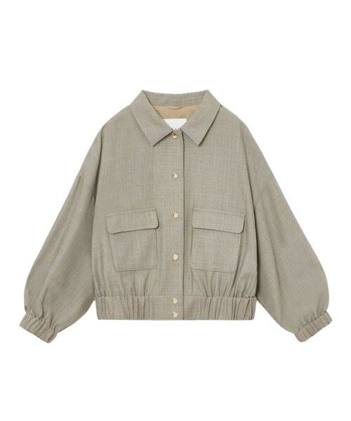 ANAYI / アナイ ブルゾン | 麻調スラブドビーステンブルゾン | 詳細8