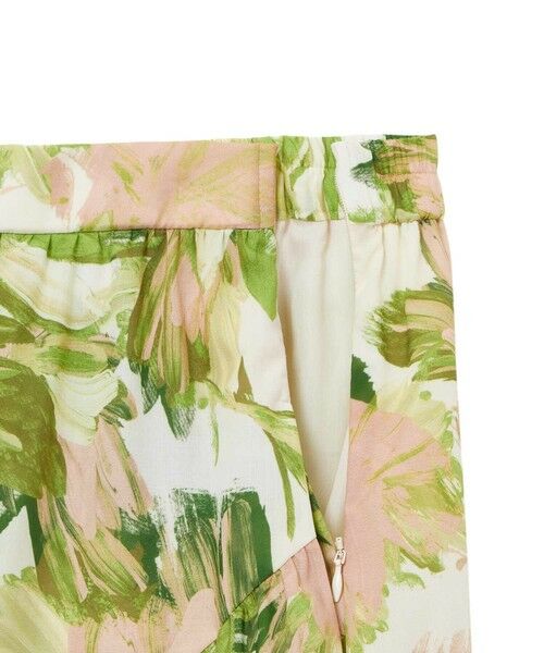 ANAYI / アナイ ミニ・ひざ丈スカート | ペイントフラワープリントティアード スカート | 詳細12