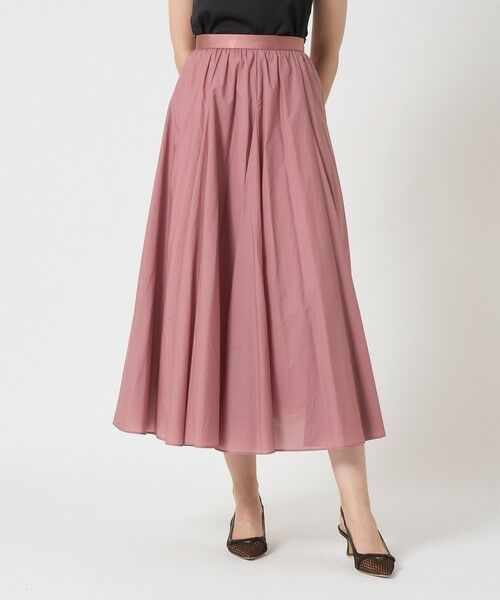 ANAYI / アナイ ロング・マキシ丈スカート | ナイロンコットンタフタマチフレア スカート | 詳細17