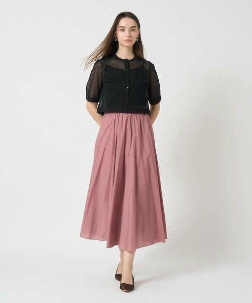 ANAYI / アナイ ロング・マキシ丈スカート | ナイロンコットンタフタマチフレア スカート | 詳細19
