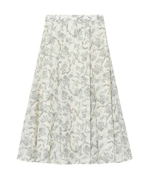 ANAYI / アナイ ミニ・ひざ丈スカート | 【セットアップ対応商品】リーフカリグラフィープリントマチフレア スカート | 詳細11
