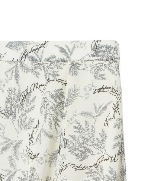 ANAYI ペイントリーフプリント フレアスカート 36 アナイ ペイントリーフプリント フレアスカート 36