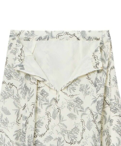 ANAYI / アナイ ミニ・ひざ丈スカート | 【セットアップ対応商品】リーフカリグラフィープリントマチフレア スカート | 詳細14