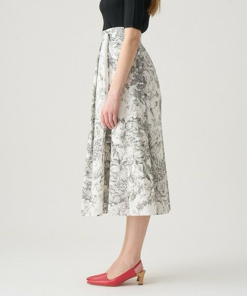 ANAYI / アナイ ロング・マキシ丈スカート | フラワートワルドジュイプリントタック スカート | 詳細14