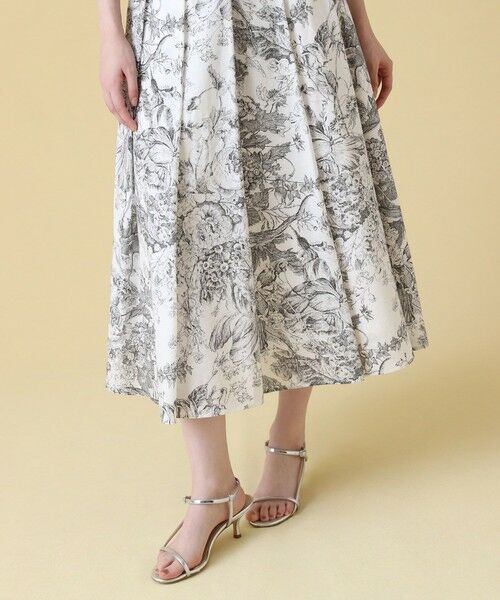 ANAYI / アナイ ロング・マキシ丈スカート | フラワートワルドジュイプリントタック スカート | 詳細18