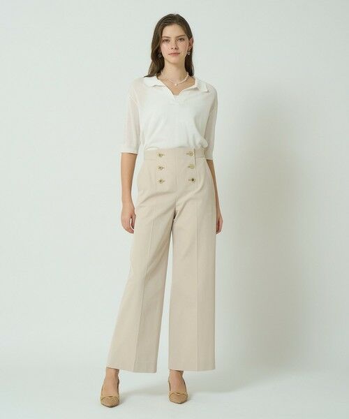 ANAYI / アナイ チノ・ワークパンツ | ライトツイルマリンパンツ | 詳細12