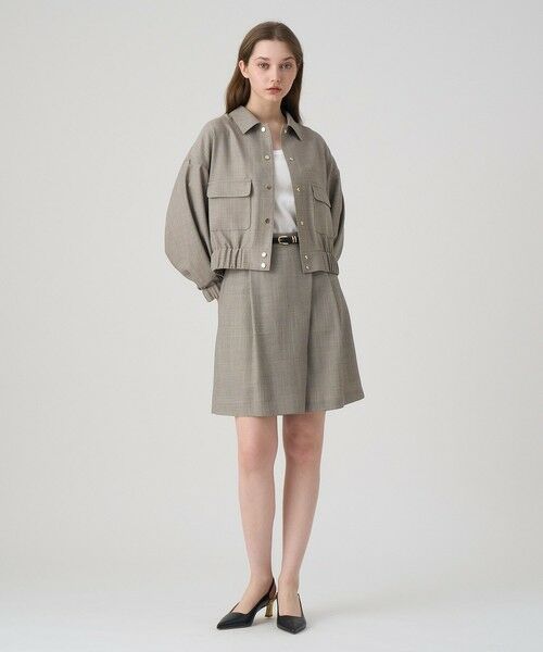 ANAYI / アナイ ショート・ハーフ・半端丈パンツ | 【セットアップ対応商品】麻調スラブドビーショートパンツ | 詳細5