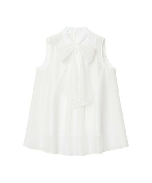 ANAYI / アナイ シャツ・ブラウス | オーガンジーリボンボウタイブラウス | 詳細5