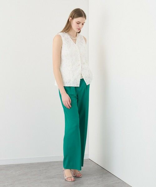 ANAYI / アナイ シャツ・ブラウス | 3Dレース刺繍ジレ ブラウス | 詳細8