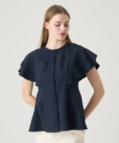 ANAYI / アナイ シャツ・ブラウス | 【セットアップ対応商品】サッカーストレッチペタルスリーブ ブラウス