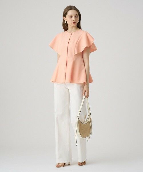 ANAYI / アナイ シャツ・ブラウス | 【セットアップ対応商品】サッカーストレッチペタルスリーブ ブラウス | 詳細10