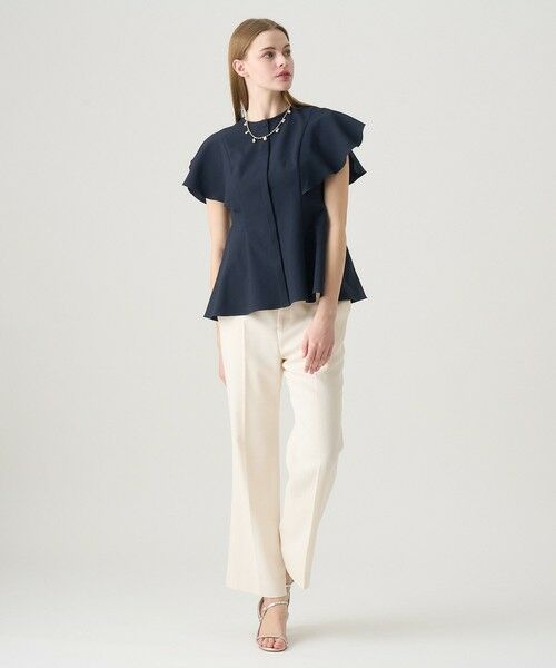 ANAYI / アナイ シャツ・ブラウス | 【セットアップ対応商品】サッカーストレッチペタルスリーブ ブラウス | 詳細20