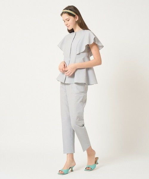 ANAYI / アナイ シャツ・ブラウス | 【セットアップ対応商品】サッカーストレッチペタルスリーブ ブラウス | 詳細30