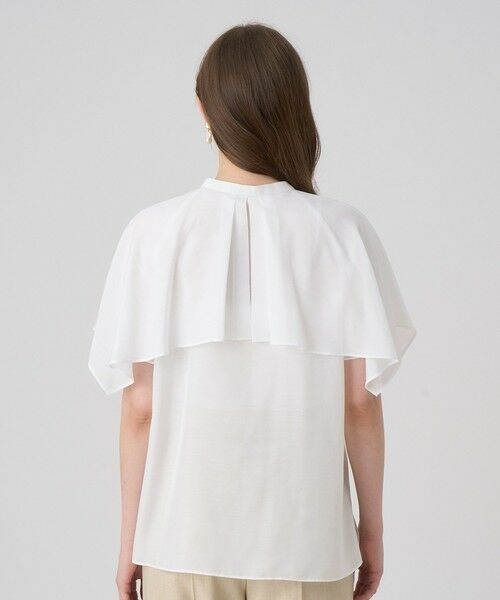 ANAYI / アナイ シャツ・ブラウス | スパンローンケープラッフルブラウス | 詳細3