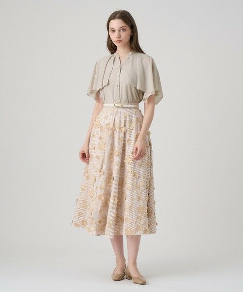 ANAYI / アナイ シャツ・ブラウス | スパンローンケープラッフルブラウス | 詳細11