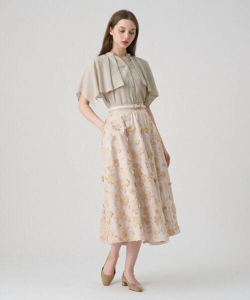 ANAYI / アナイ シャツ・ブラウス | スパンローンケープラッフルブラウス | 詳細12