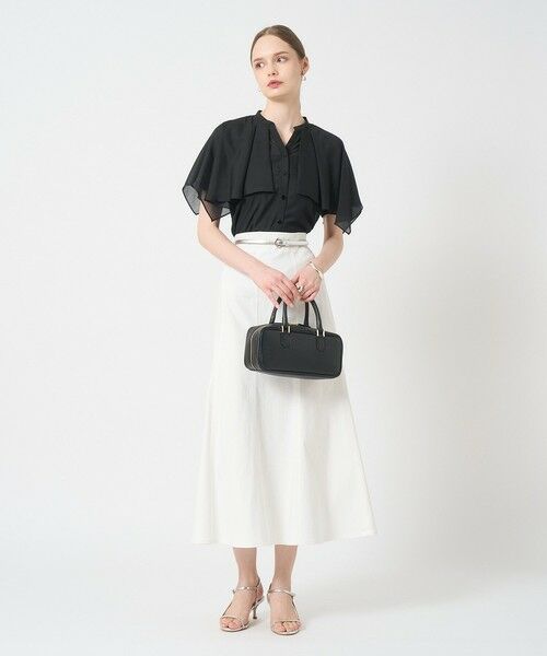 ANAYI / アナイ シャツ・ブラウス | スパンローンケープラッフルブラウス | 詳細26